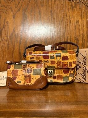 NWT-Patricia Nash-SET-Besano Crossbody & Lula Wristlet-Patricia’s Closet-$208